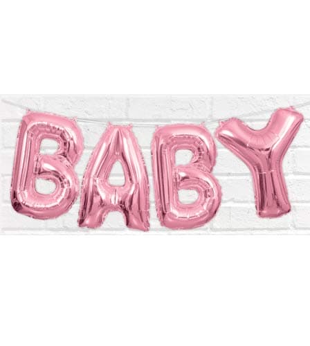 Baby balloon banner